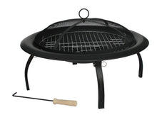 Black 29" Folding Fire Pit